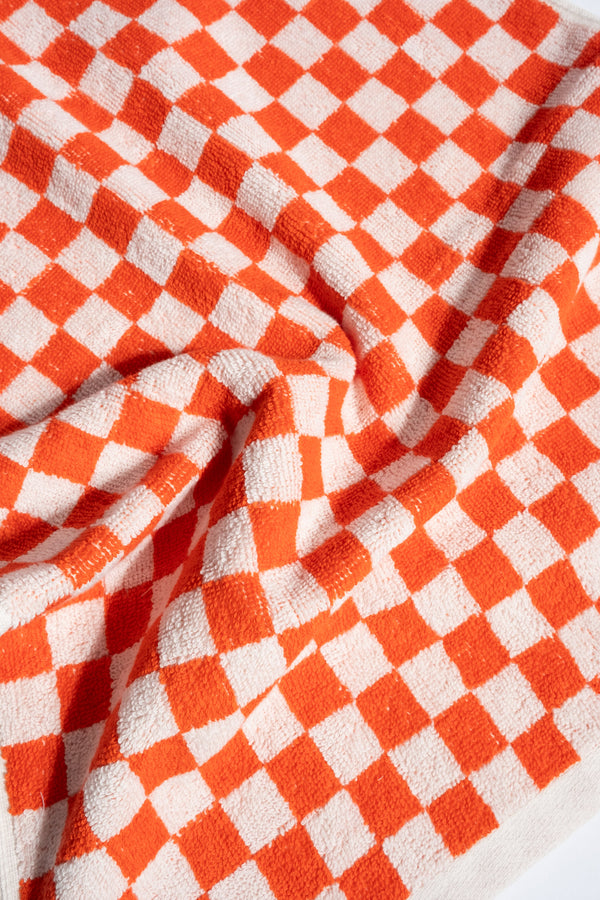 Josephine Hand Towel In Paloma Sun + Ecru