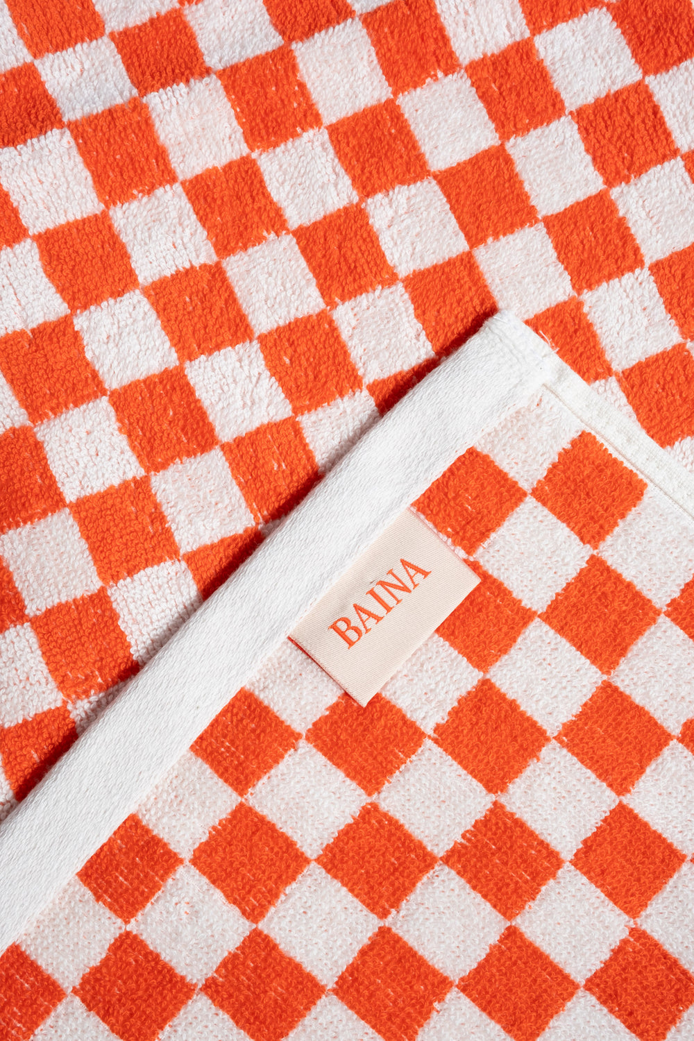 Josephine Hand Towel In Paloma Sun + Ecru