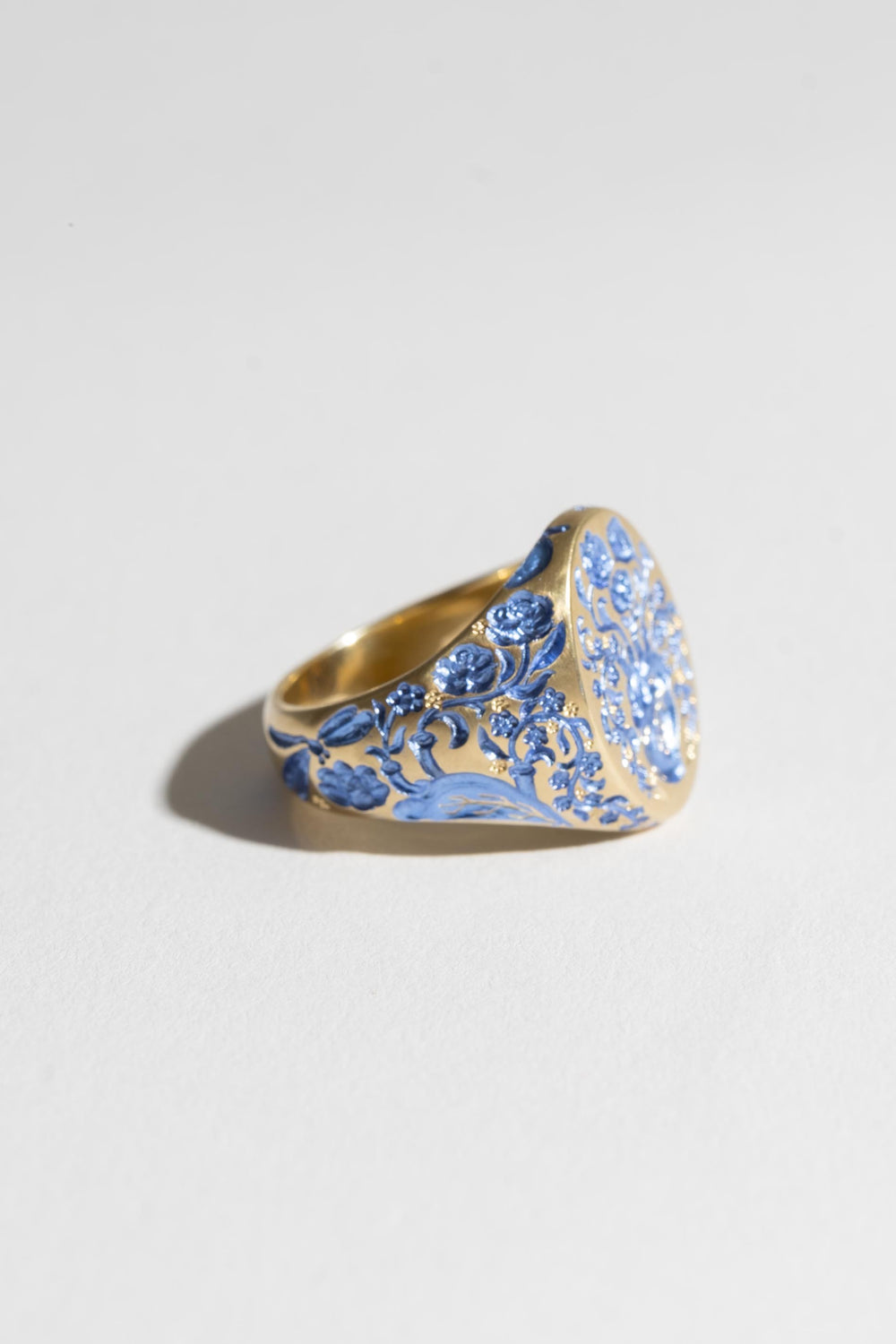 Heart Ring In Blue