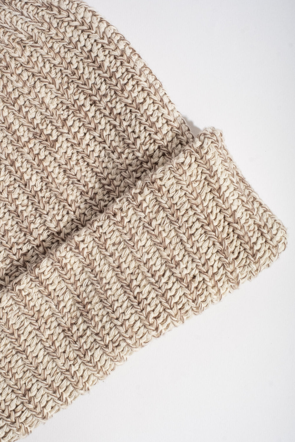 Knit Hat in Coffee Marl
