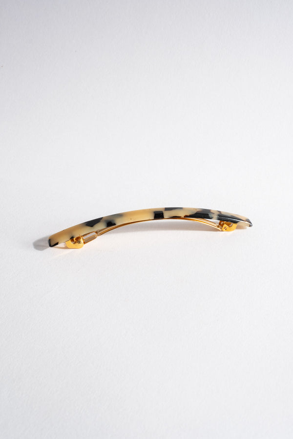 Long + Skinny Barrette in Ivory Tokyo