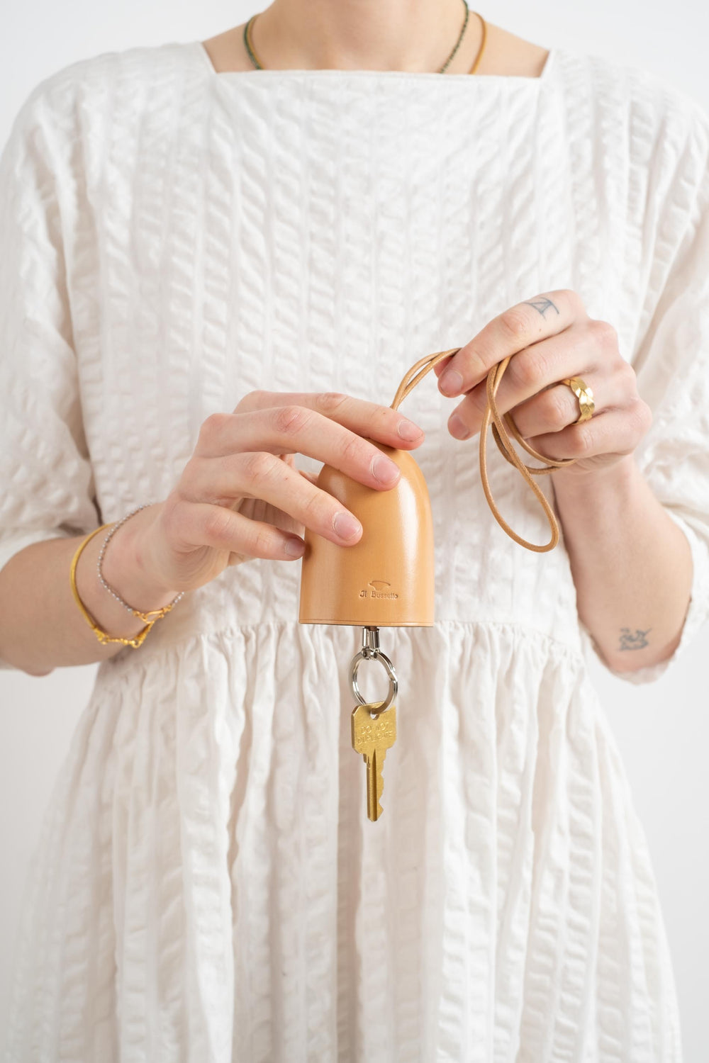 Key Holder Necklace In Natural