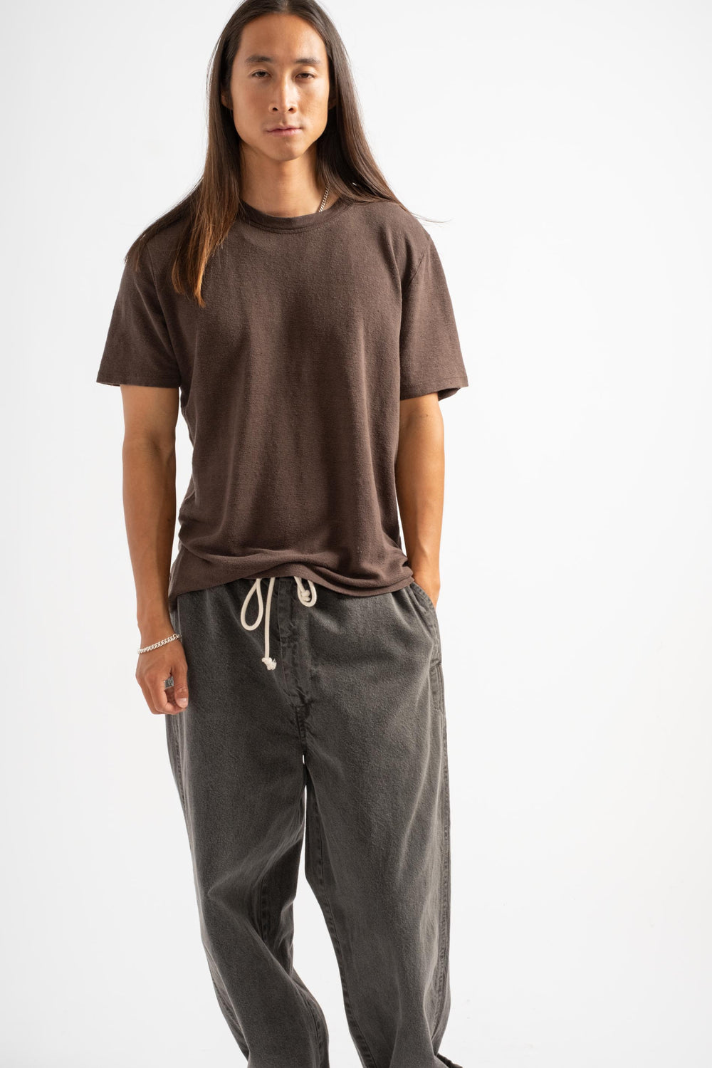Mana 10 100% Hemp Tee in Coffee Bean