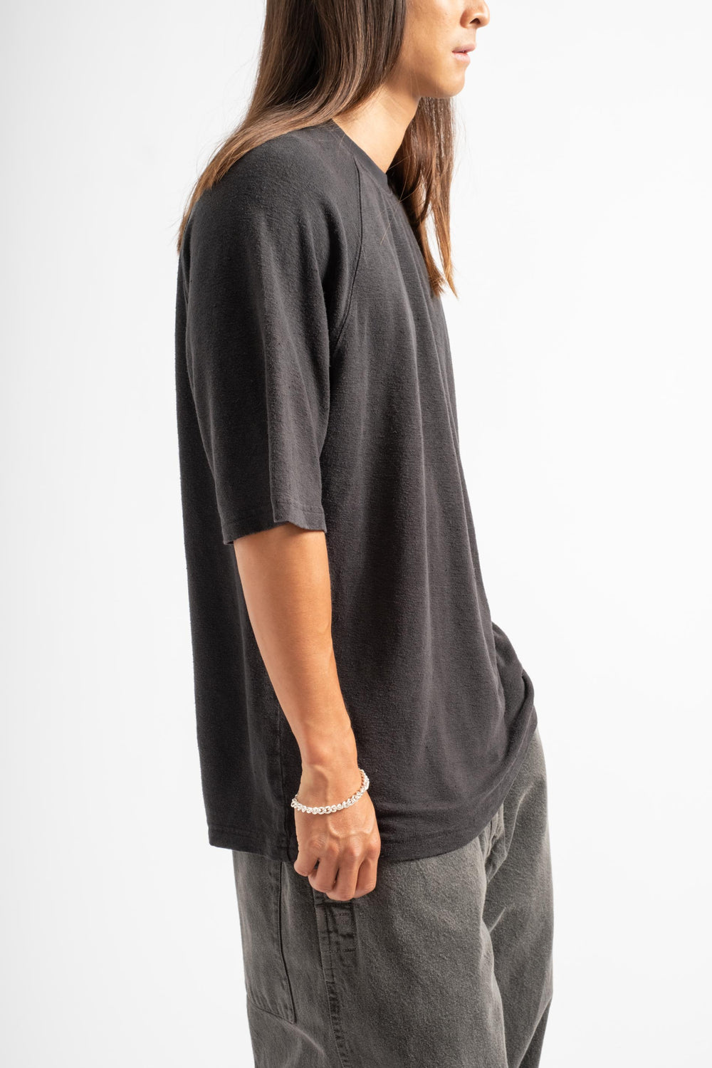 Woodstock Raglan Tee in Black