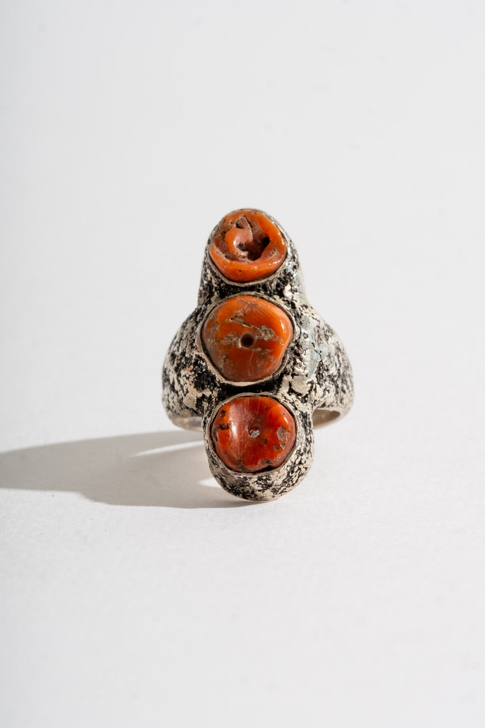 Three Coral Ring