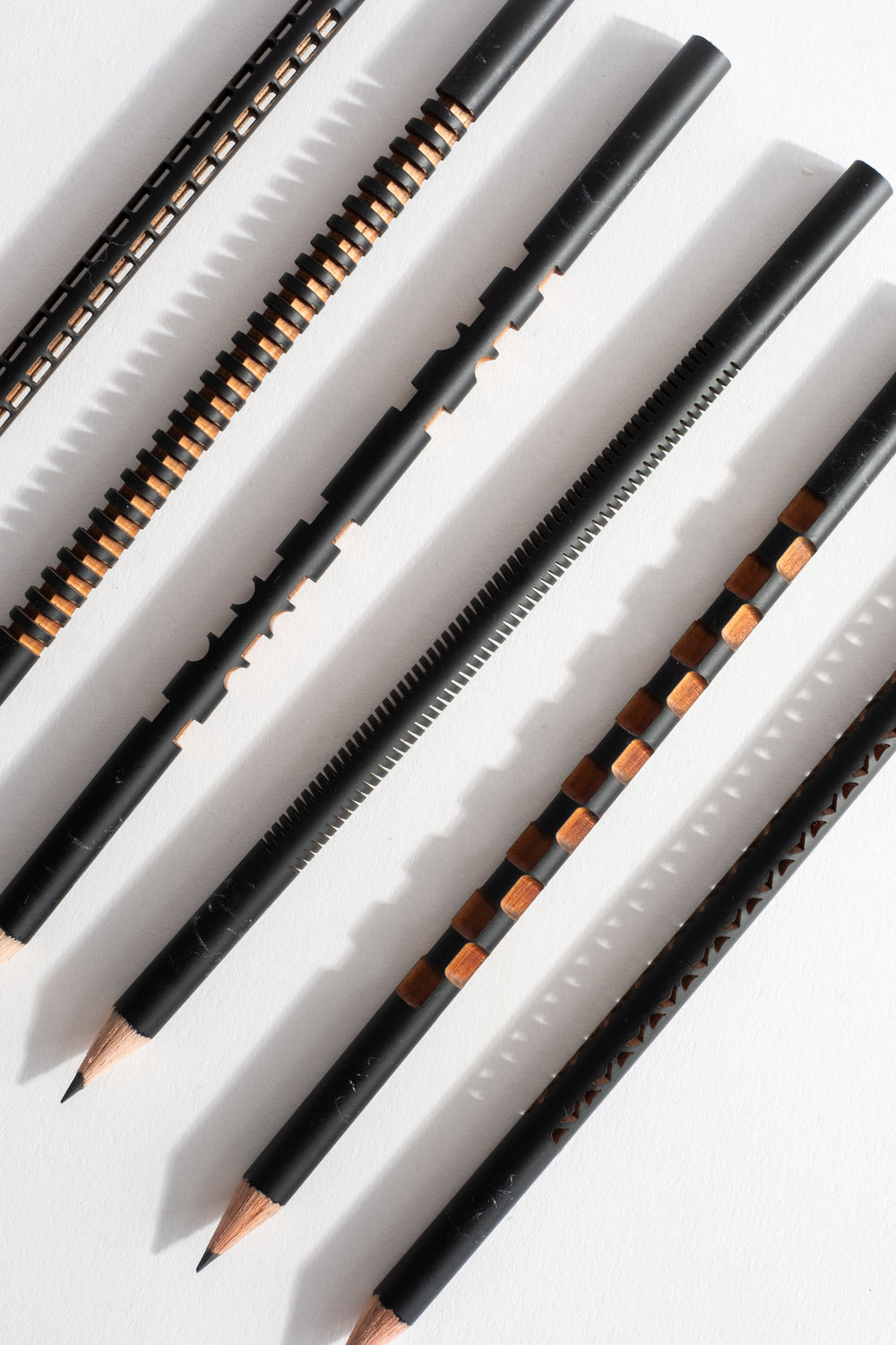 Laser Sculpted Pencil Set