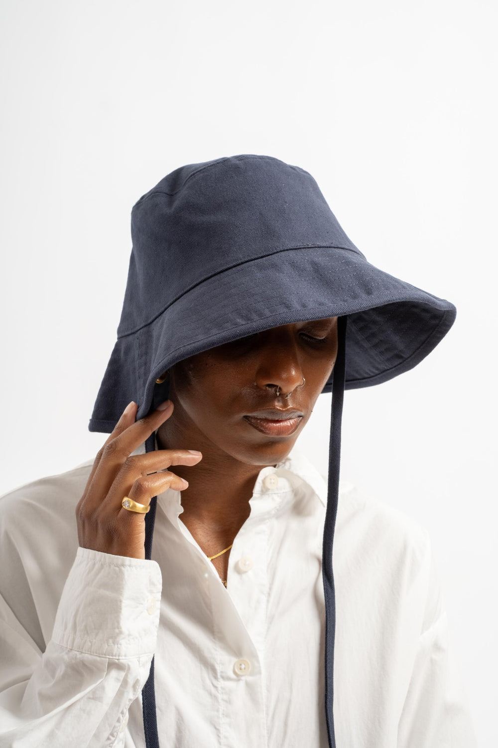Bateman Sun Hat in Obsidian