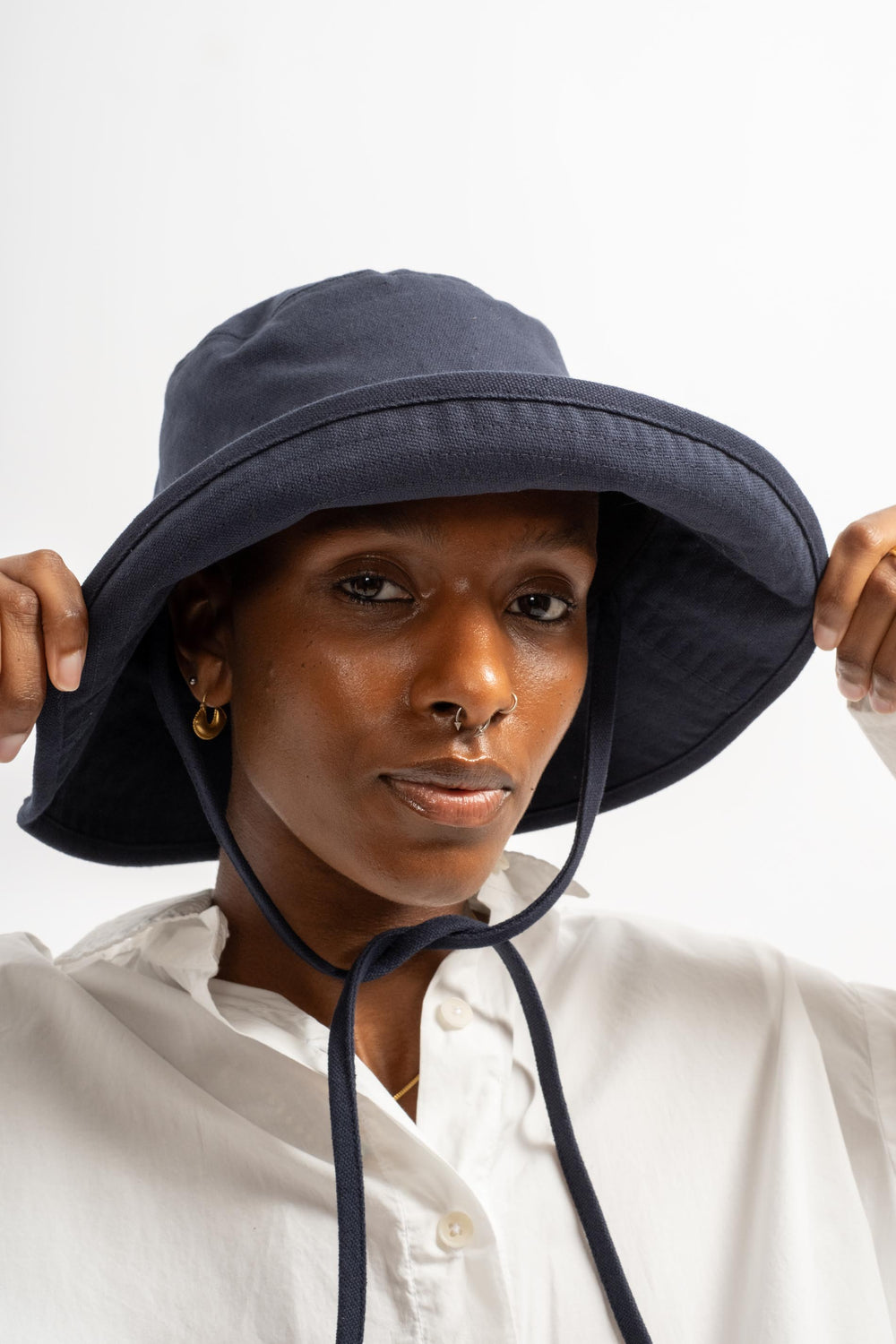 Bateman Sun Hat in Obsidian