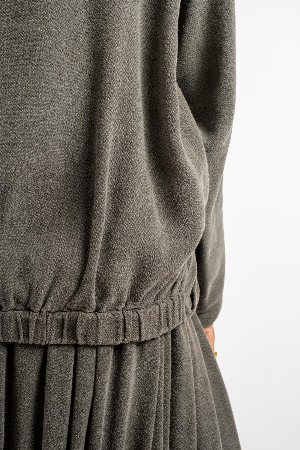 Drapy Shirt in Slate