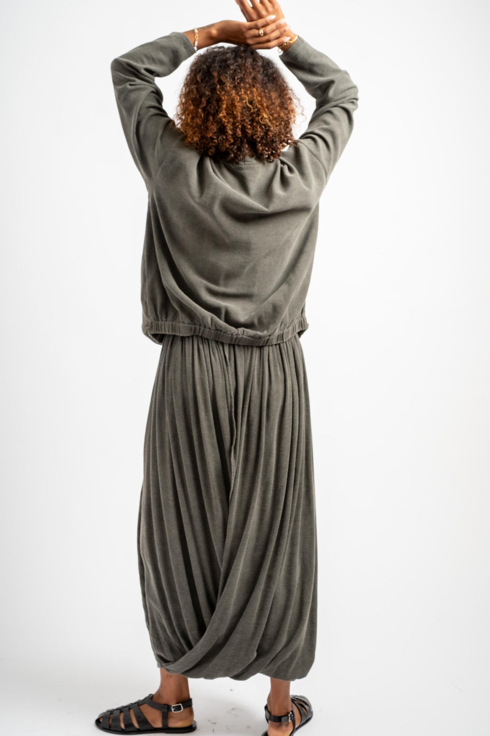 Drapy Shirt in Slate