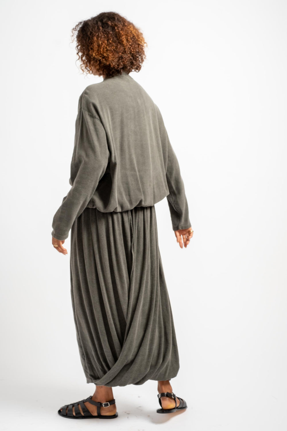 Drapy Shirt in Slate