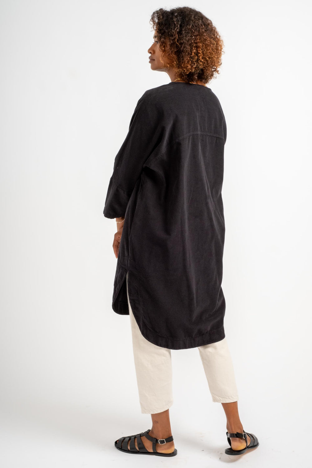 Painter Dress in Dark Navy