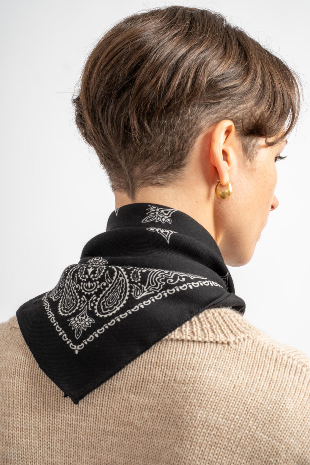 Judy Mini Bandana in Black
