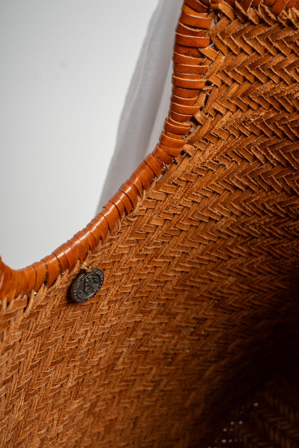 NS Diagonal Tote in Tan