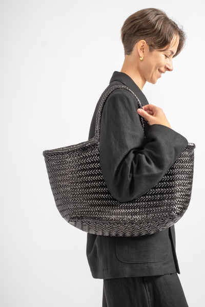 Nantucket Basket in Black