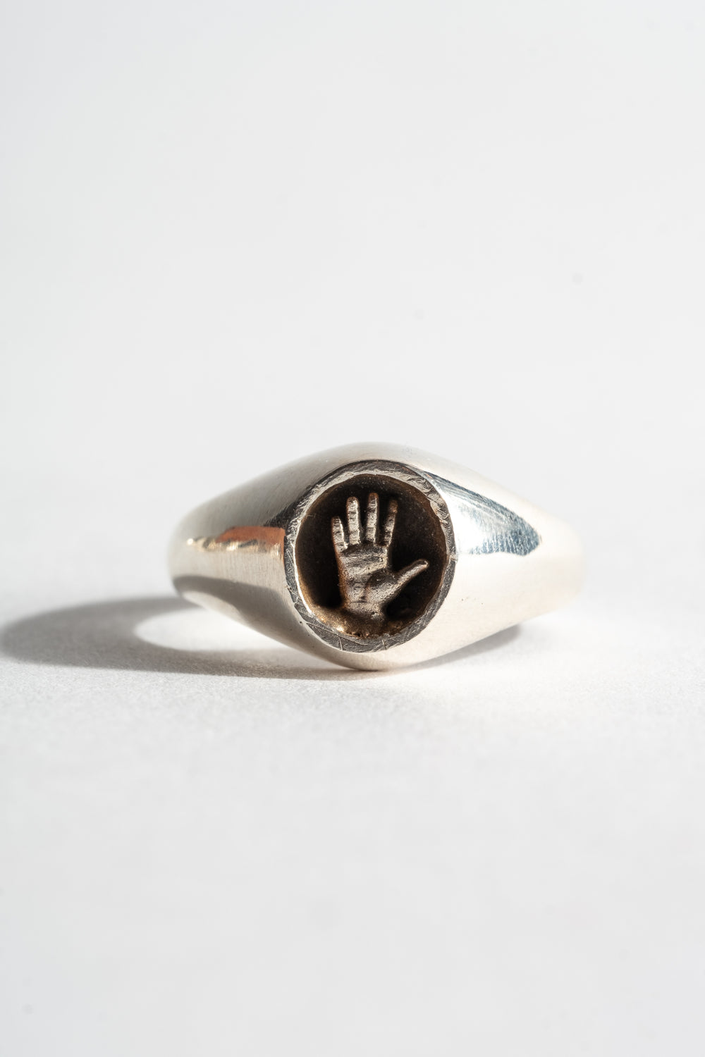 Raised Palm Ring