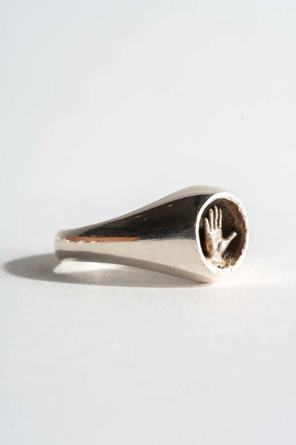 Raised Palm Ring