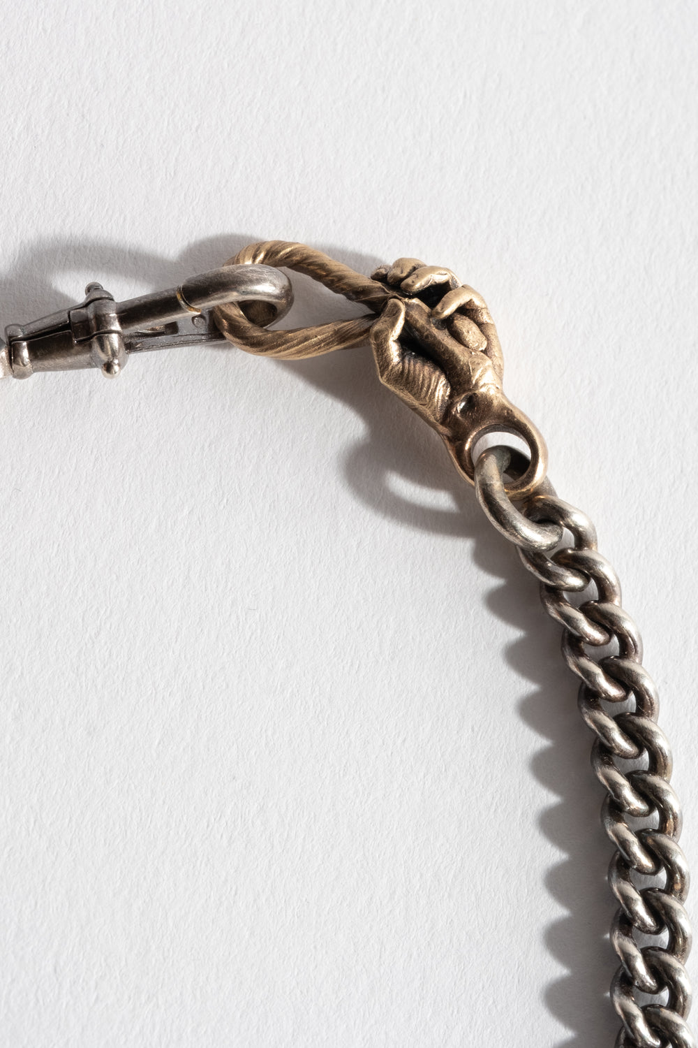 Sterling + 9K Partner Necklace