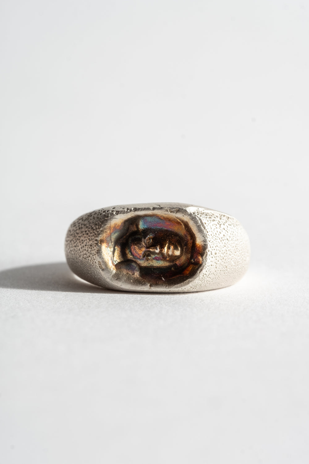 Sterling Ante Signet Ring