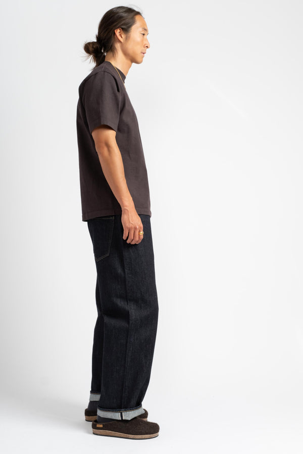 Wide Tapered Denim Pant in One Wash