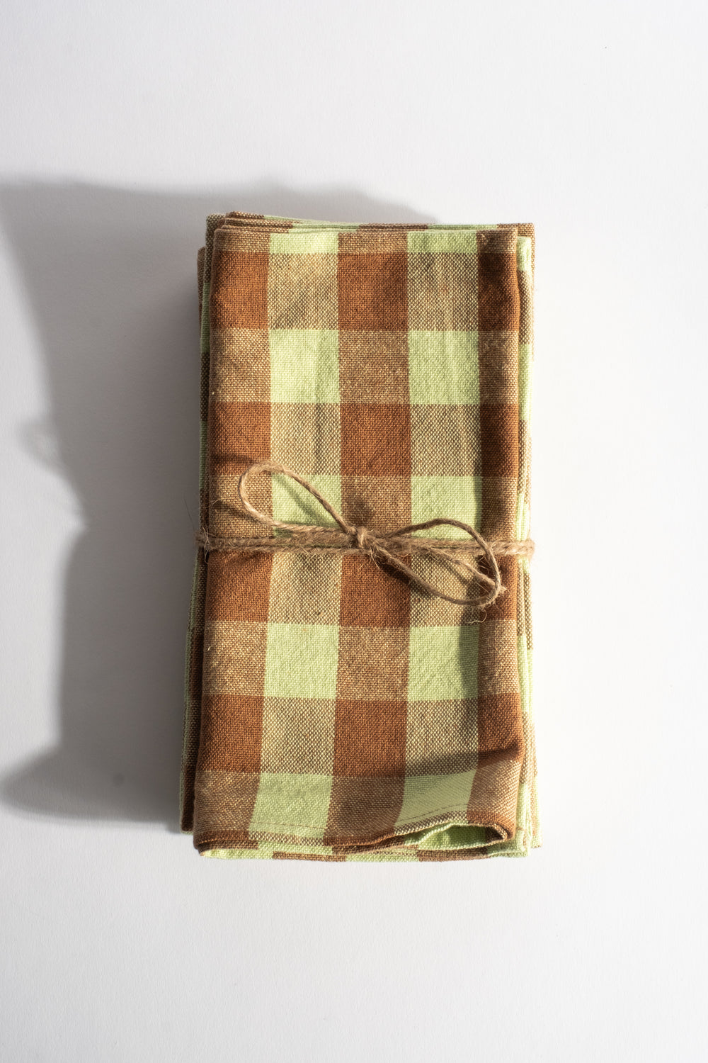 Gingham Avocado Napkin Set