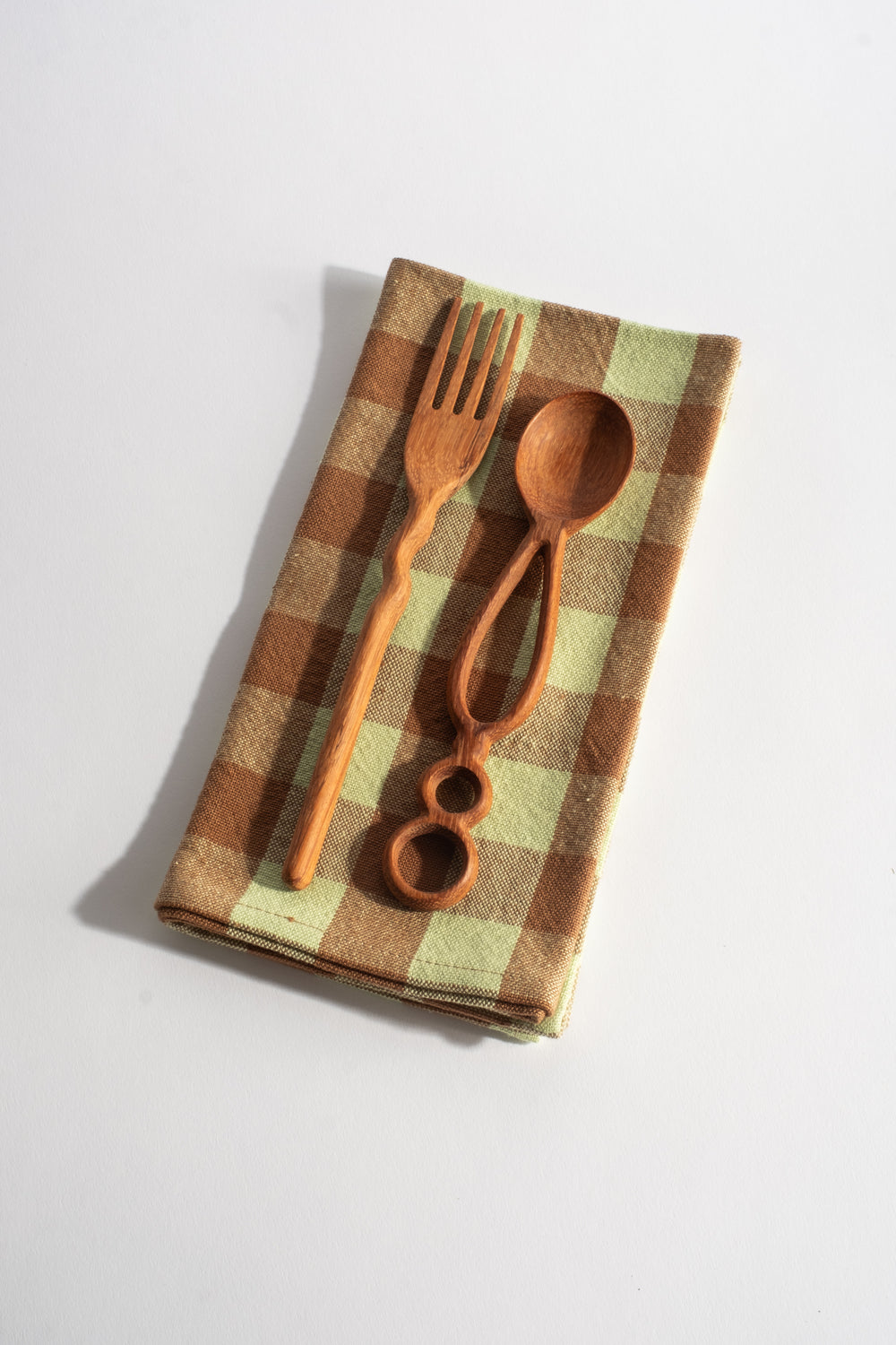 Gingham Avocado Napkin Set