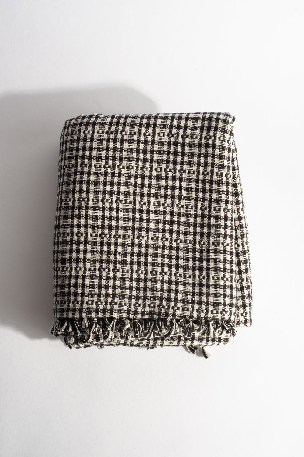 Soho Black Gingham Tablecloth