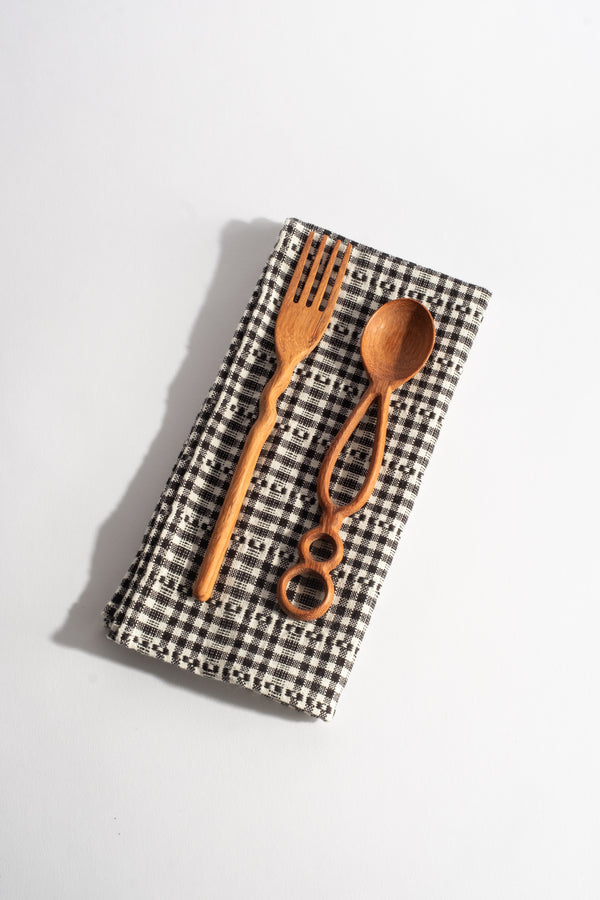 Soho Black Napkin Set