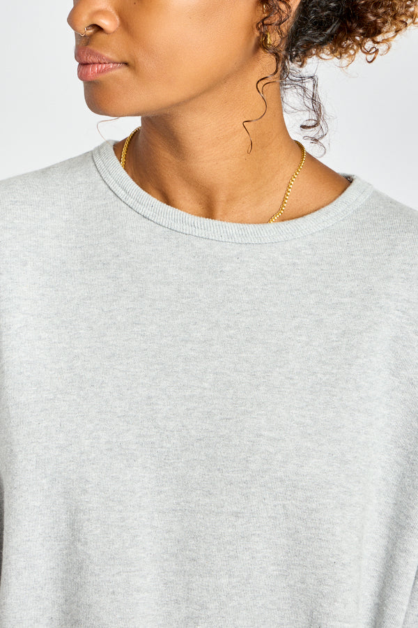 French Terry Pullover in Gray