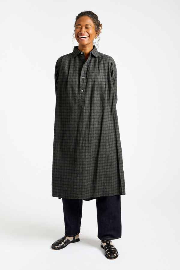 Gingham Sumi Shirt in Pin Check