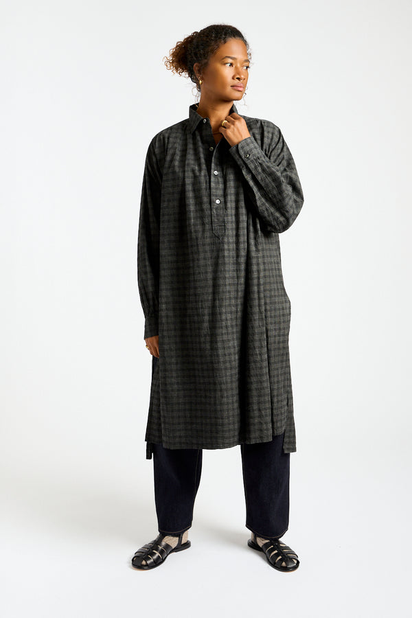 Gingham Sumi Shirt in Pin Check