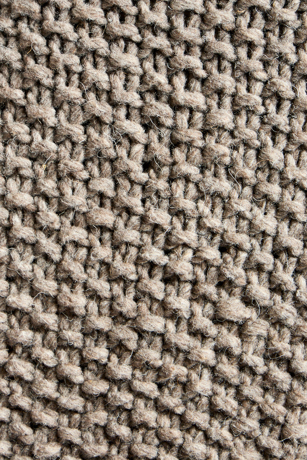 Peru Hand Knit Cardigan in Gray