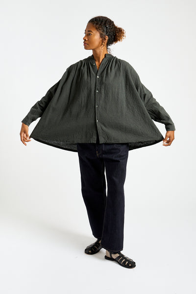 Stripe Shirt in Charcoal