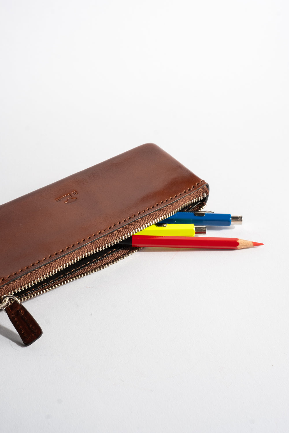 Pencil Pouch in Cappuccino