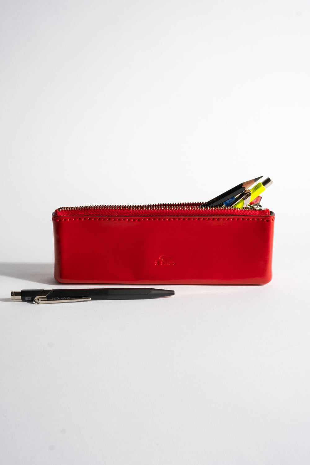 Pencil Pouch in Formula One Red