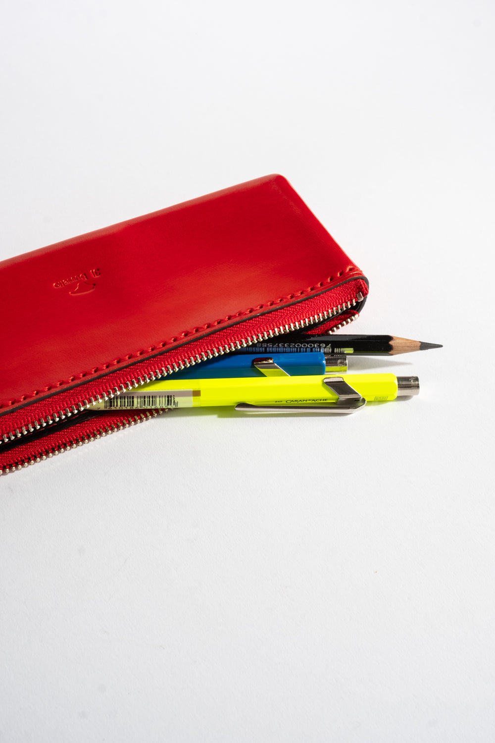 Pencil Pouch in Formula One Red