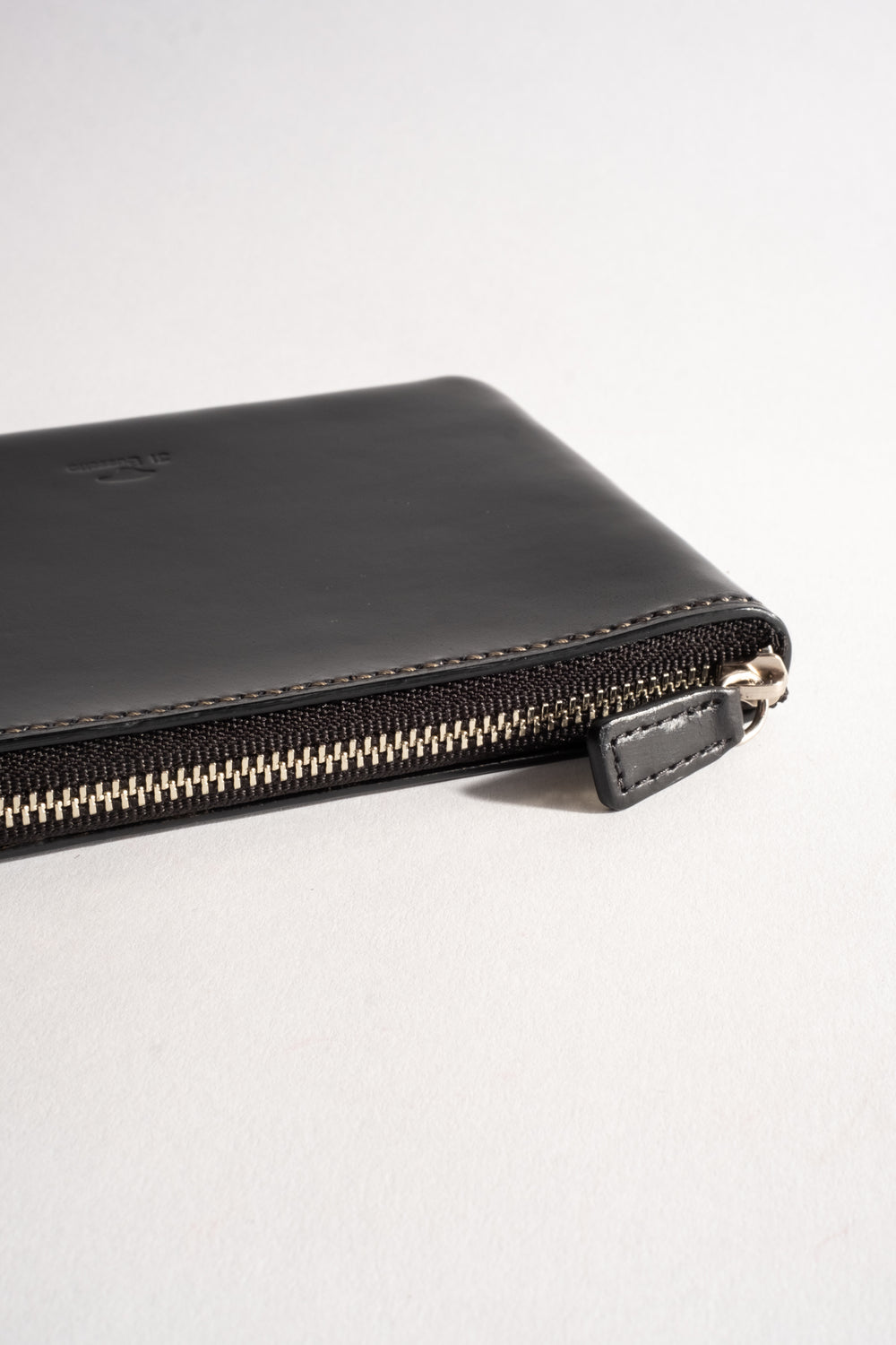 Zipped Document Holder in Black