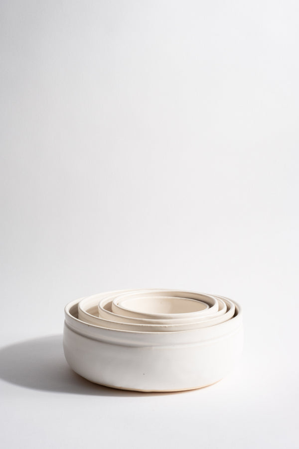 5-Bowl Set in White