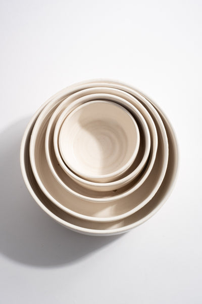 5-Bowl Set in White