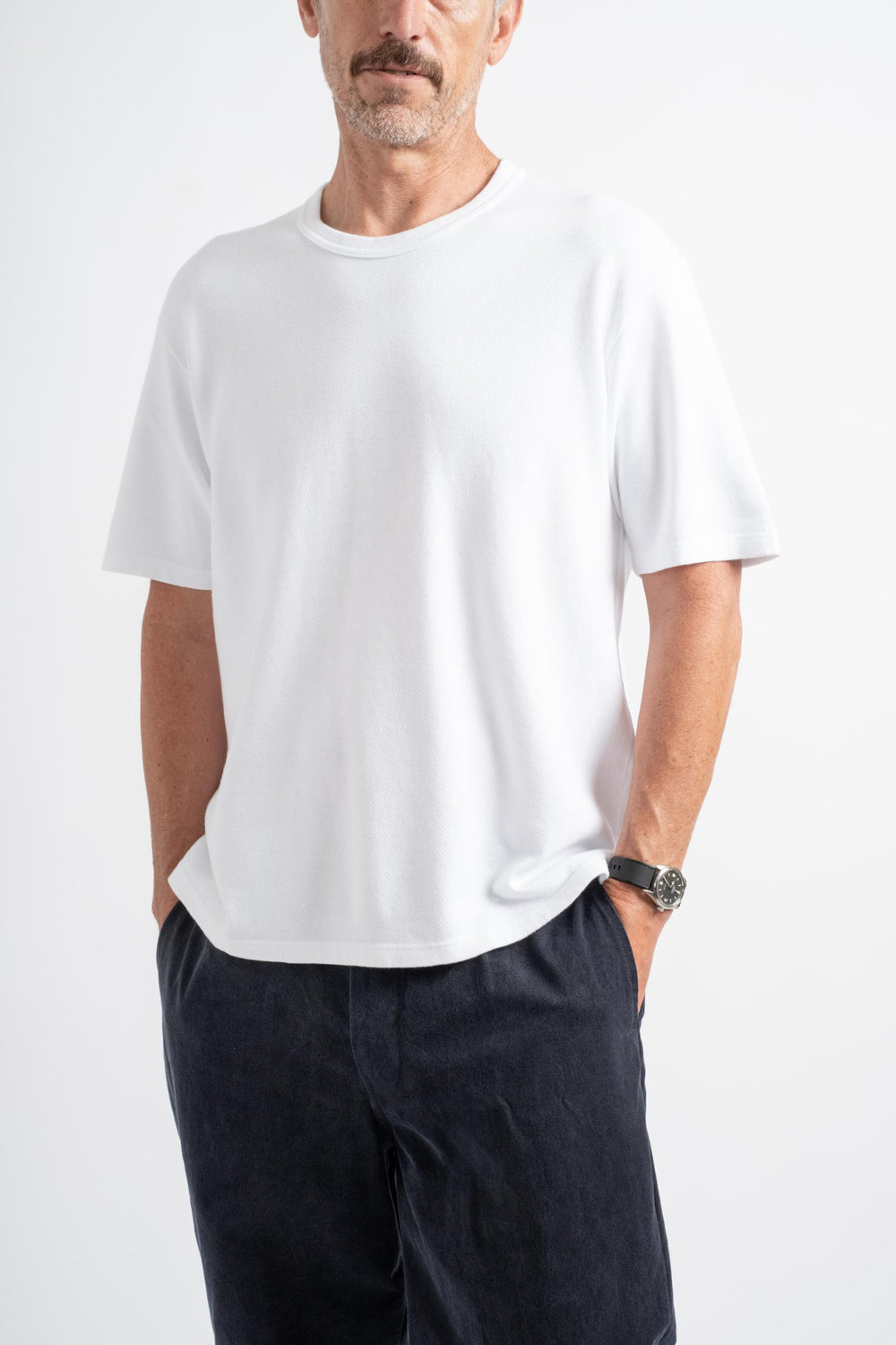 Mesh T-Shirt in White