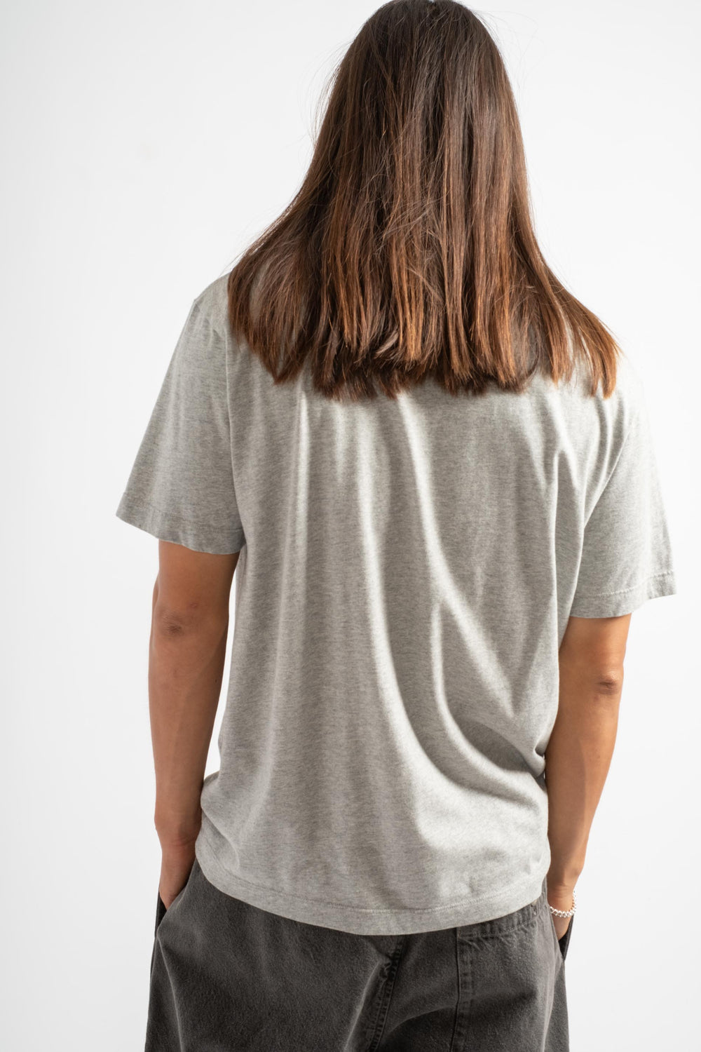 Municipal Pocket T-Shirt in Heather Grey