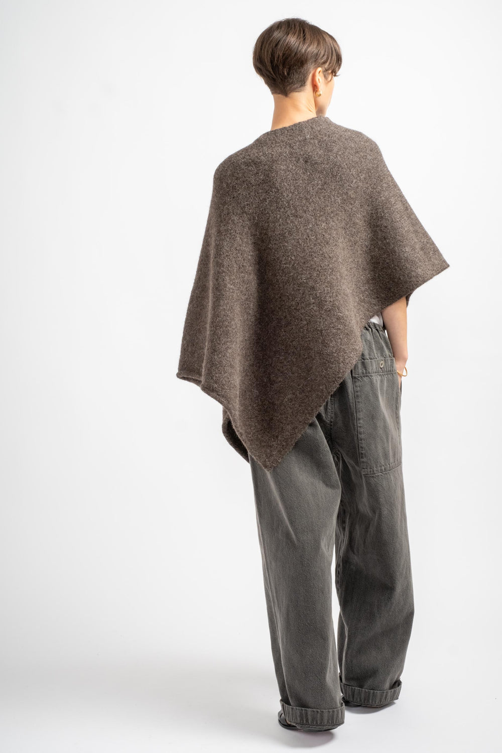 Fold Poncho in Patina