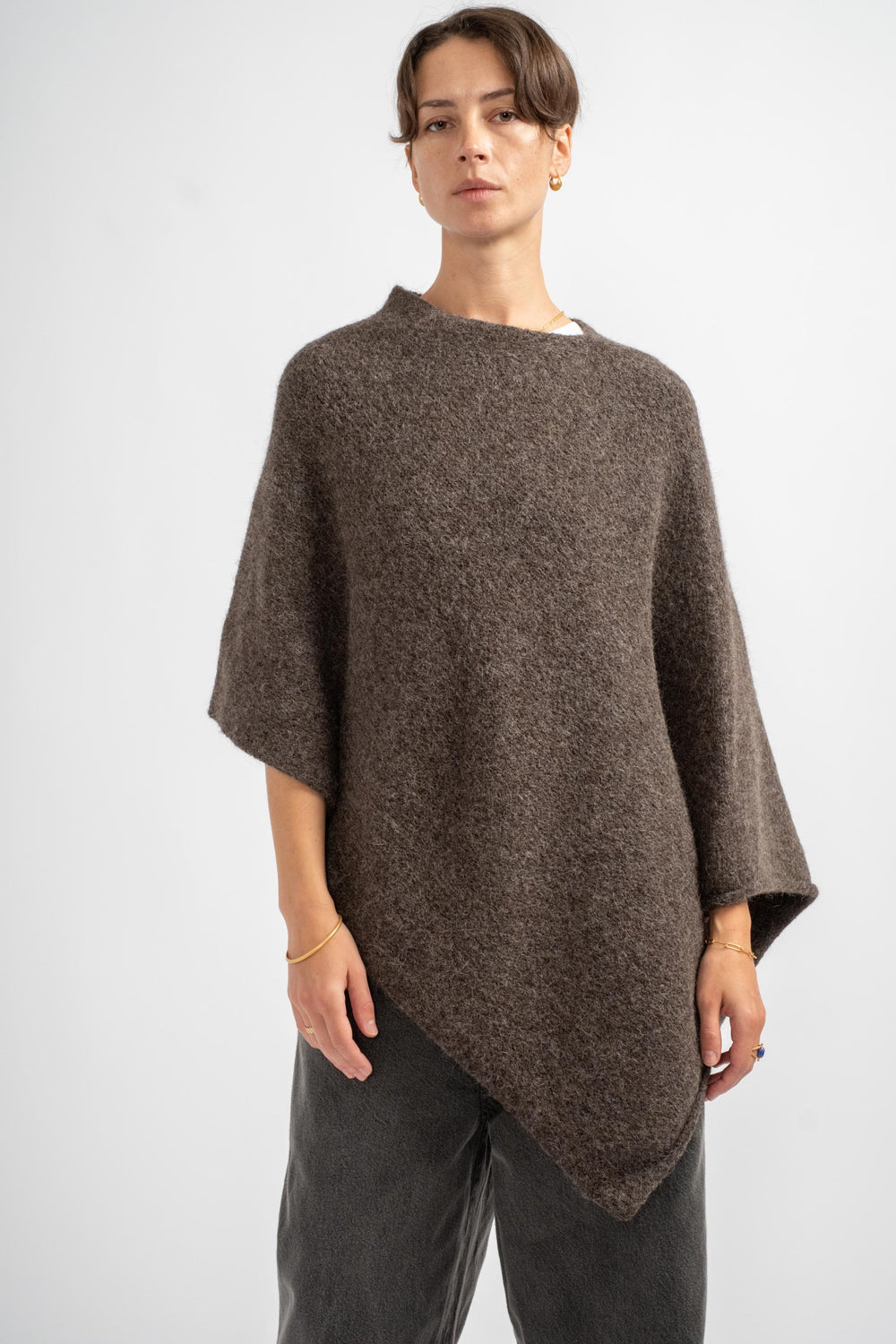 Fold Poncho in Patina