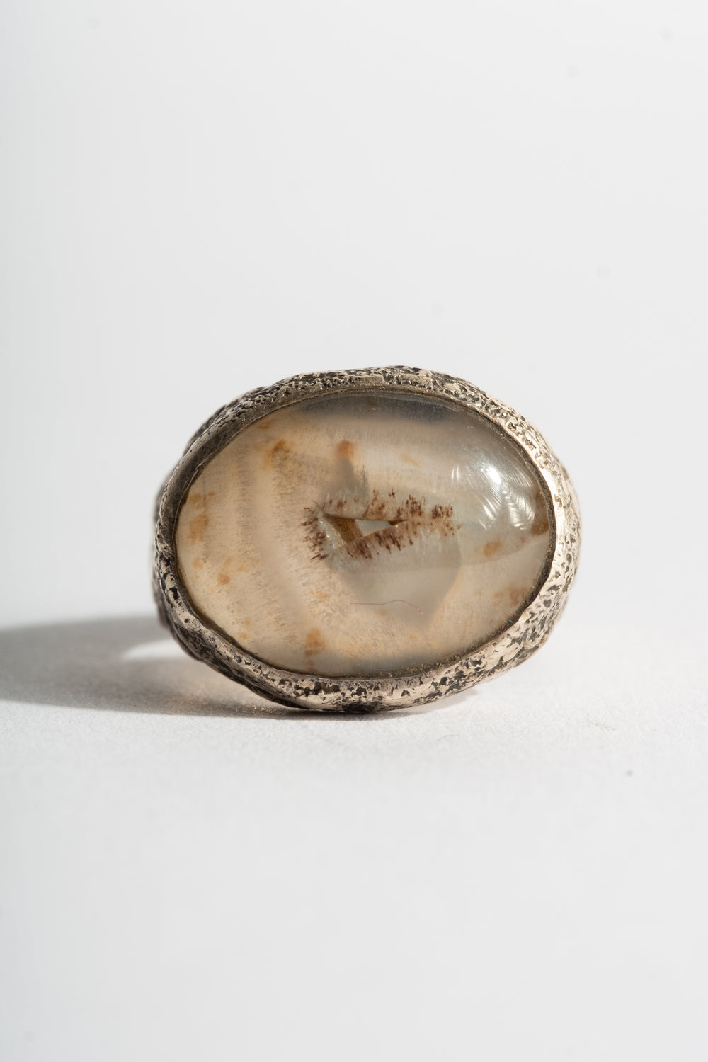 Sterling Agate Ring