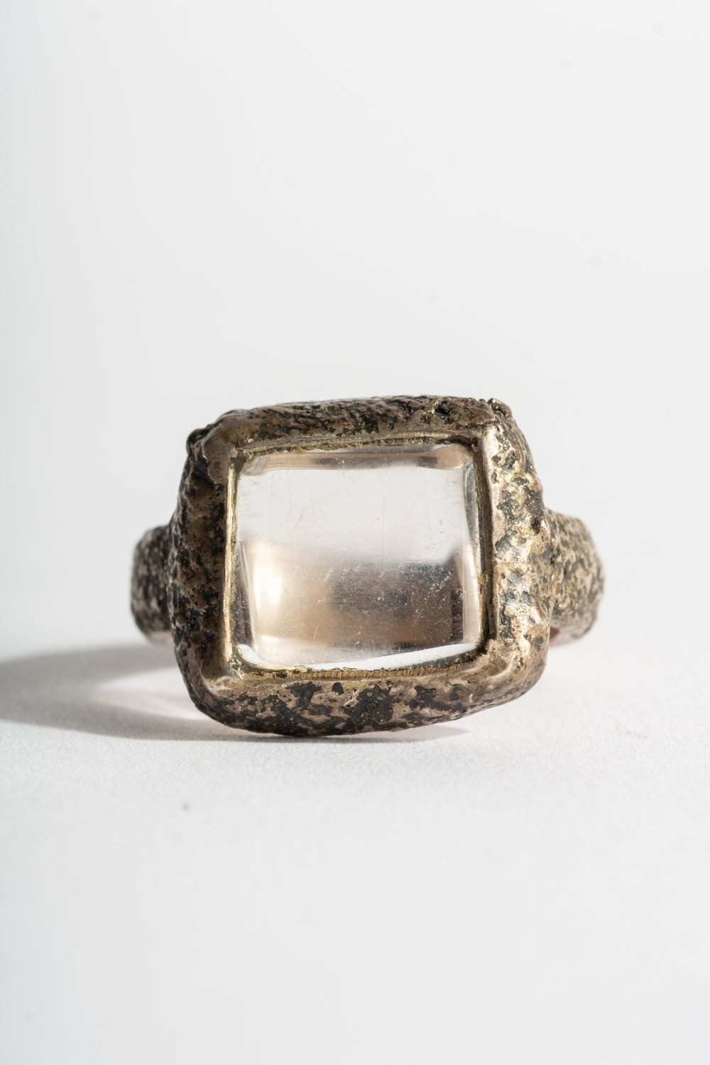 Sterling Clear Quartz Ring