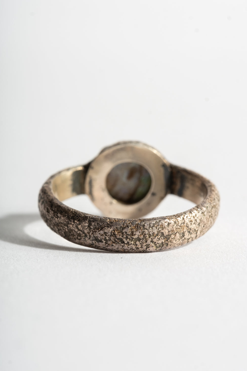 Sterling Mother of Pearl Ring