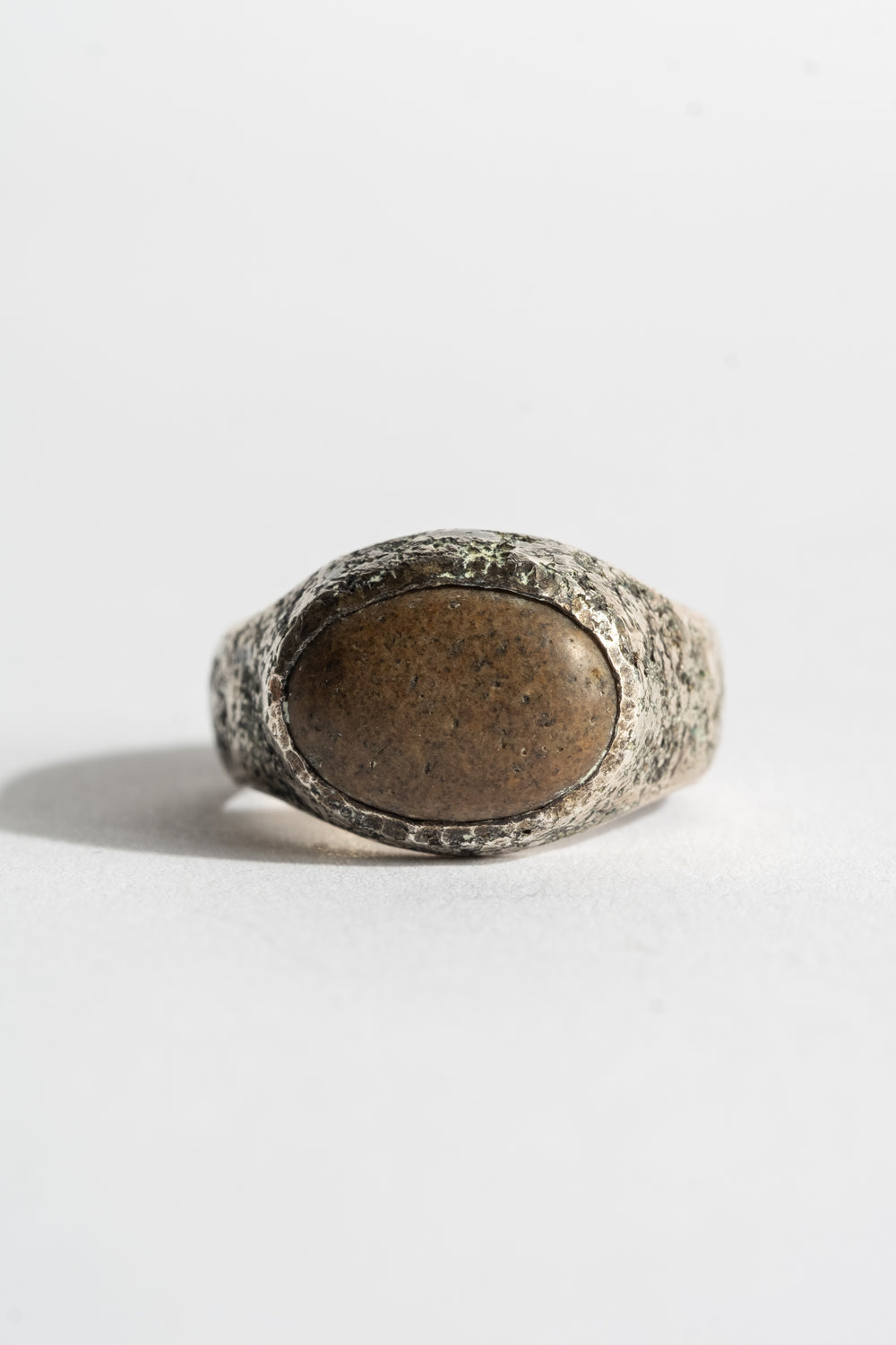 Sterling Pebble Ring