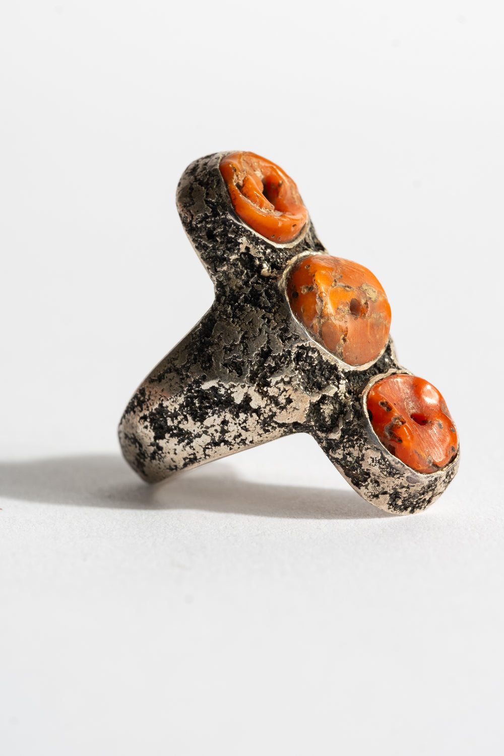 Three Coral Ring