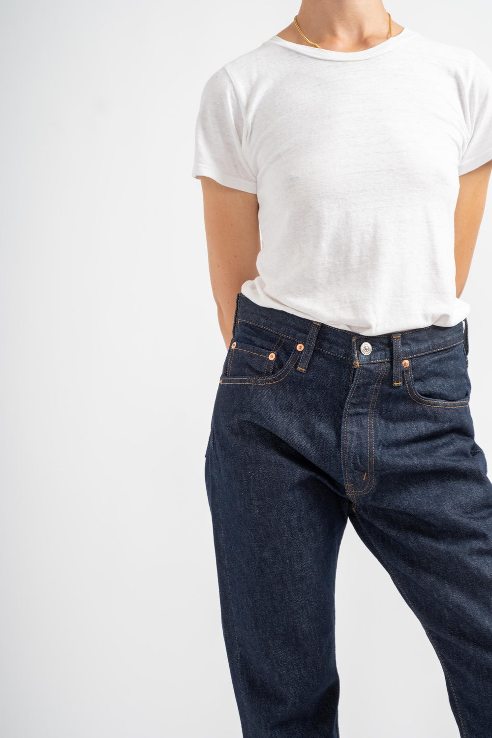 Short Length 105 90's Denim in One Wash