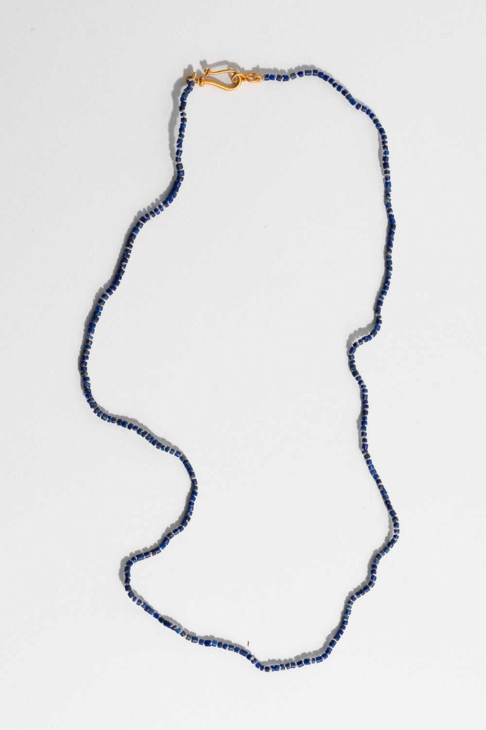 22K + Lapis Bead Strand